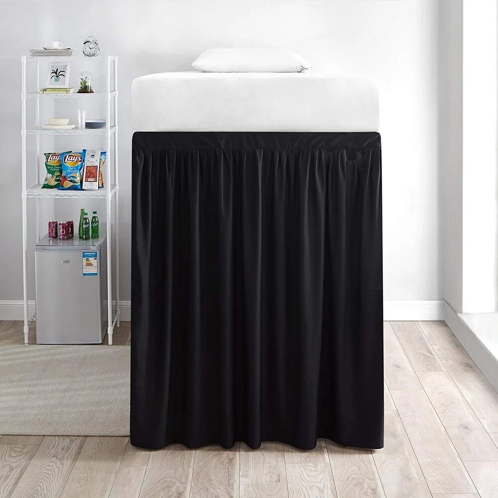 Extended Twin XL 60-inch Drop 3 Panel Bed Skirt
