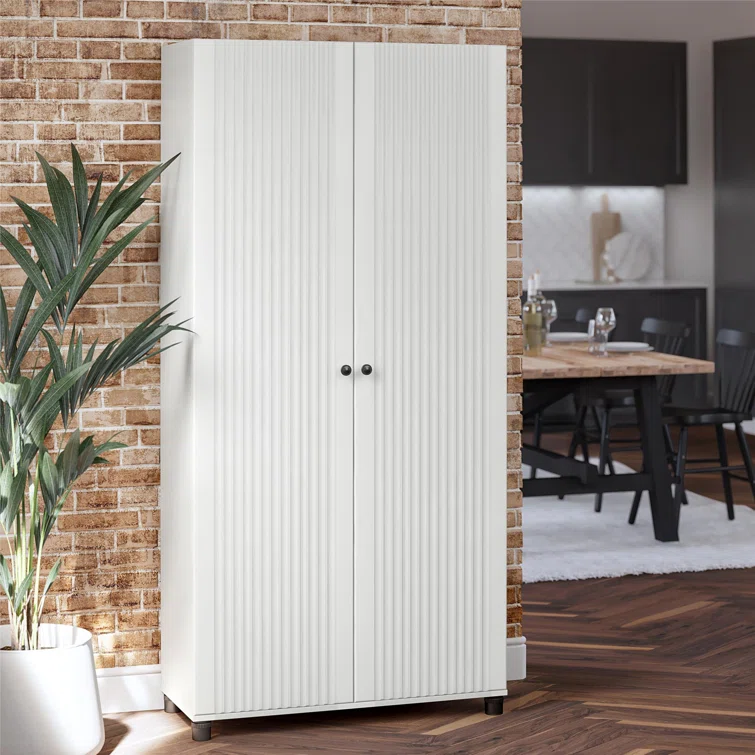 Bromell Single Storage Cabinet ( 74'' H x 35'' W x 15'' D)