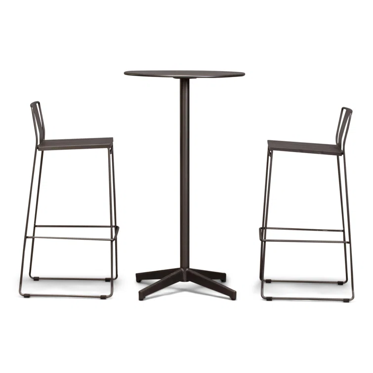 Avers 2 - Person Round Outdoor Dining Set
