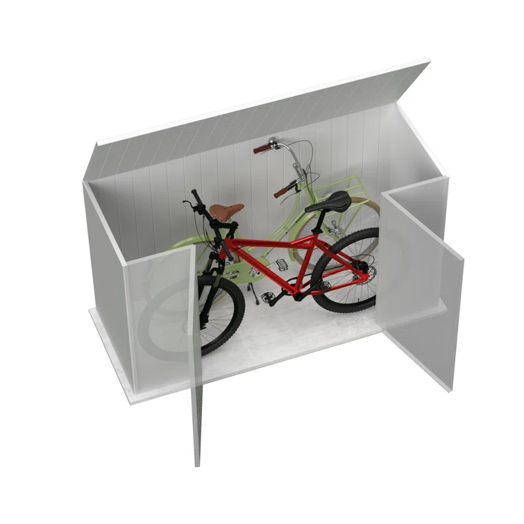 Space Saver 7 ft. W x 3 ft. D Metal Horizontal Storage Shed