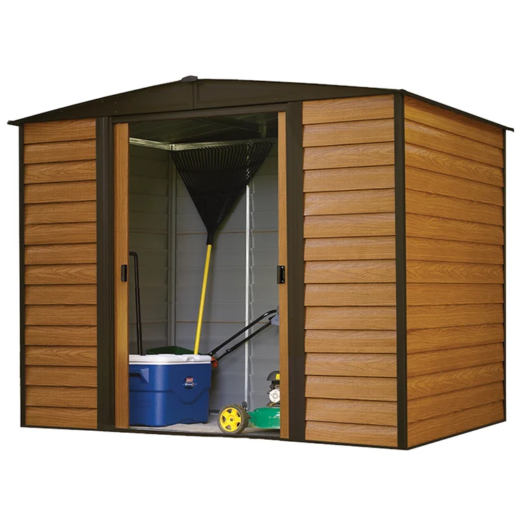 Woodridge 8 ft. W x 6 ft. D Metal Storage Shed