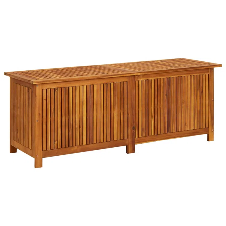 vidaXL Solid Wood Acacia Patio Storage Box Case Chest Furniture Multi Sizes
