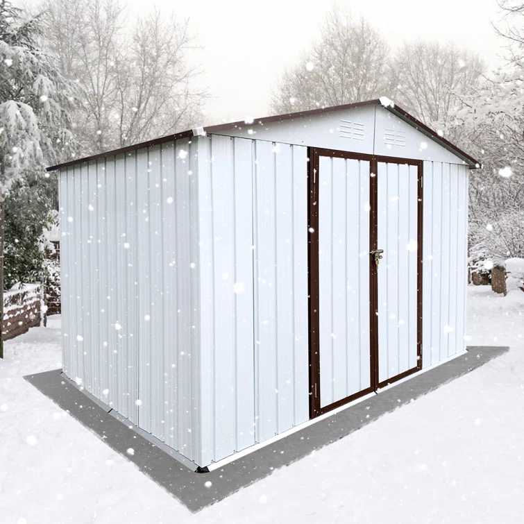 Hader 10 Ft. W X 8 Ft. D Metal Tool Shed