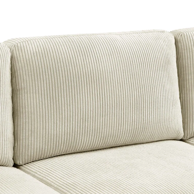 Aristotele 2 - Piece Corduroy Sectional