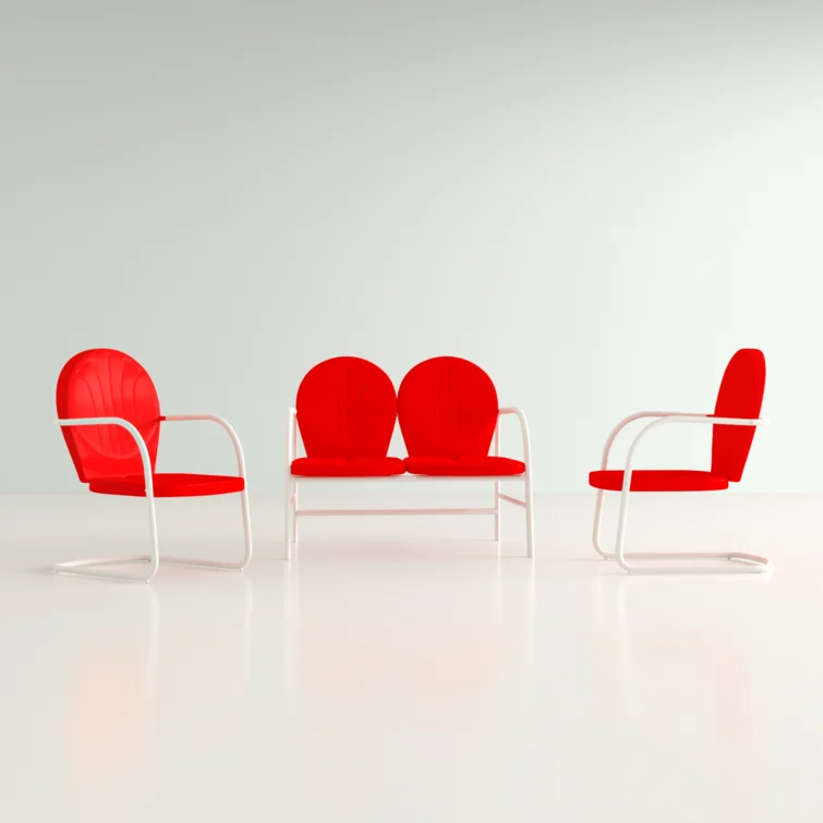 Burley 3 Piece Sofa Seating Group