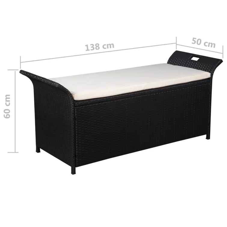 Rattan Outdoor Bench