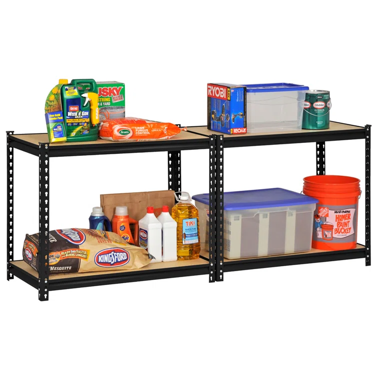 Vergas 36'' W Steel Height -Adjustable Shelving Unit