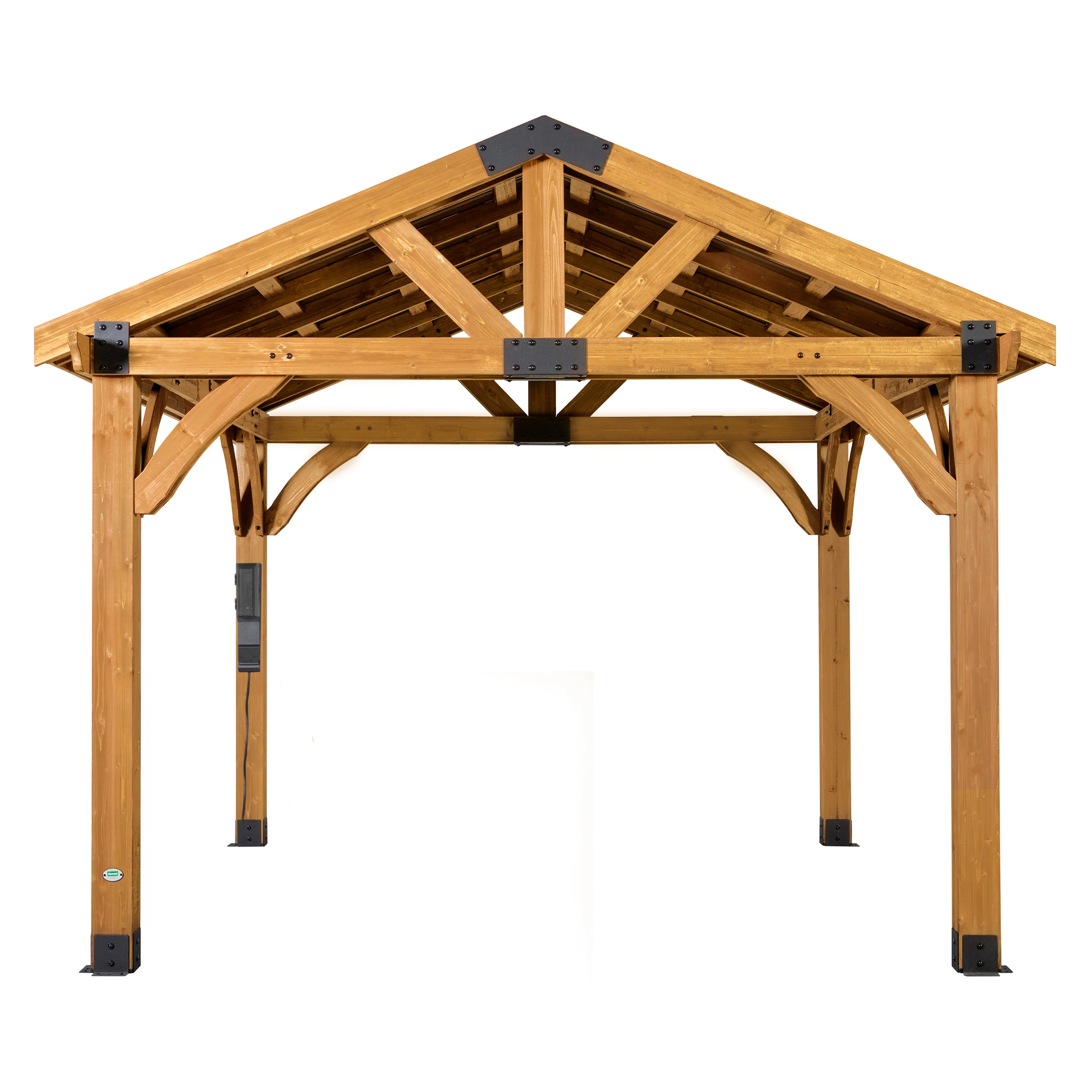 12x10 Arlington Gazebo with Electric - Lt Brown