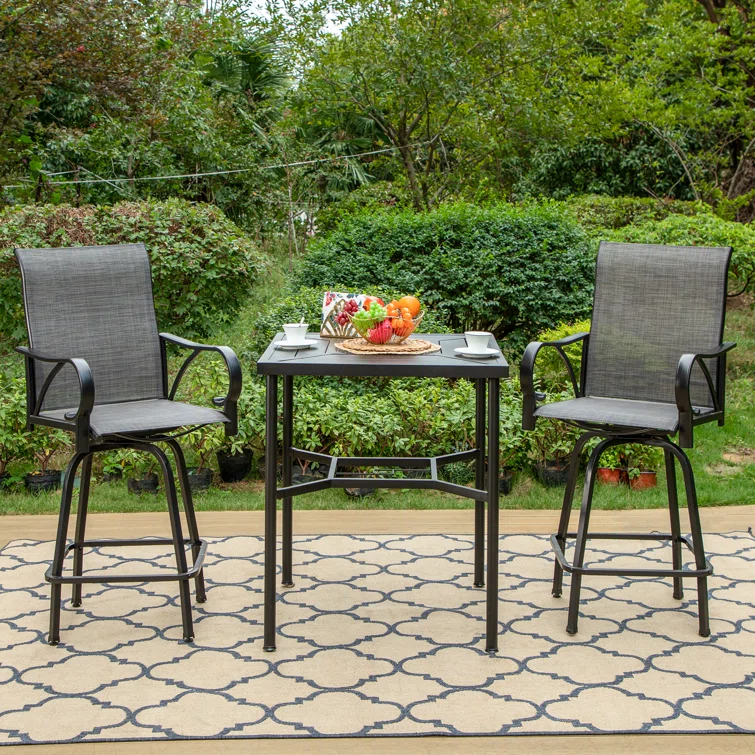 Alyne 2 - Person Square Outdoor Dining Set