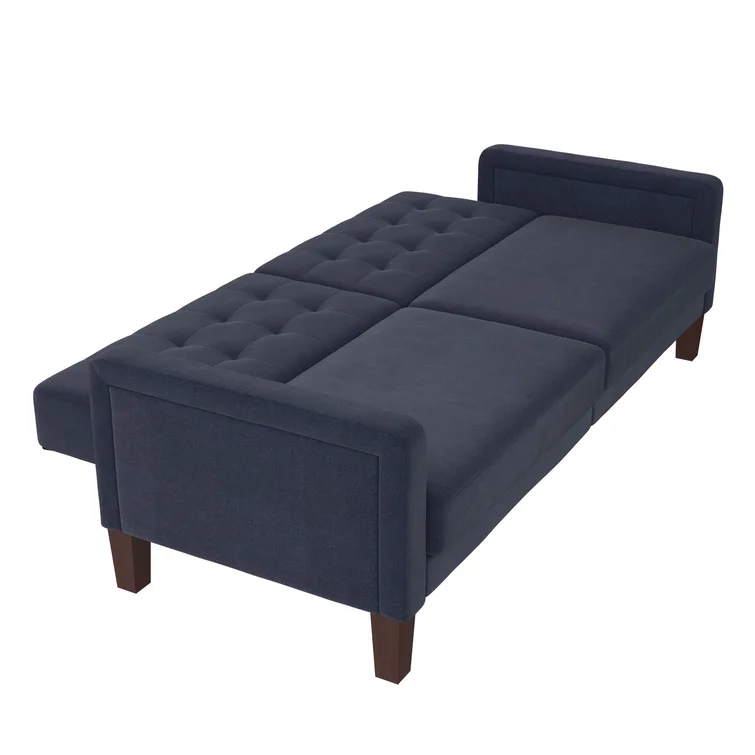 Belden Twin 78'' Upholstered Split Back Convertible Sofa