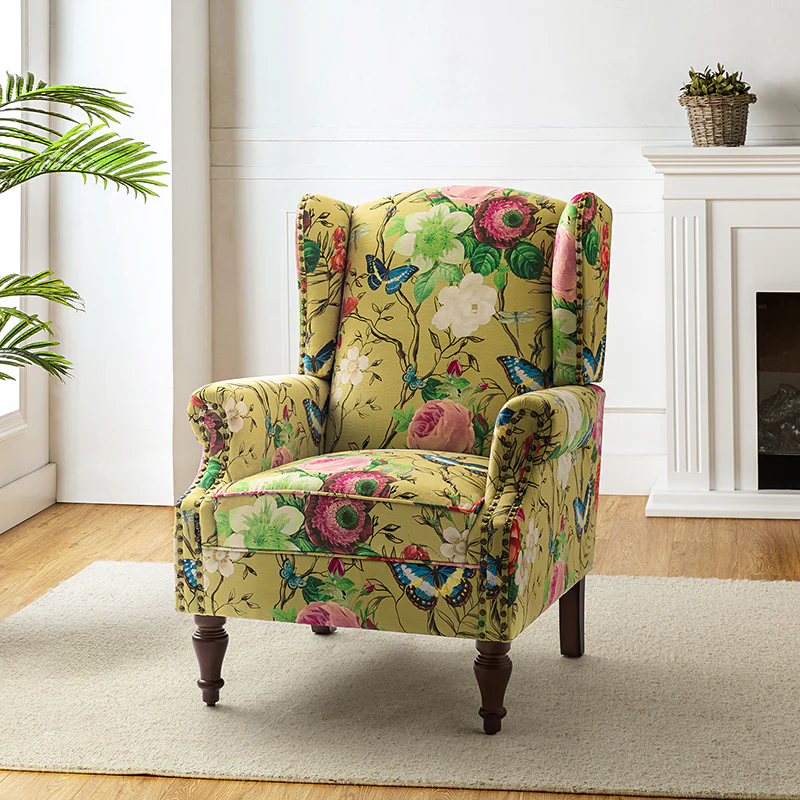 Felix Armchair with Spindle Legs
