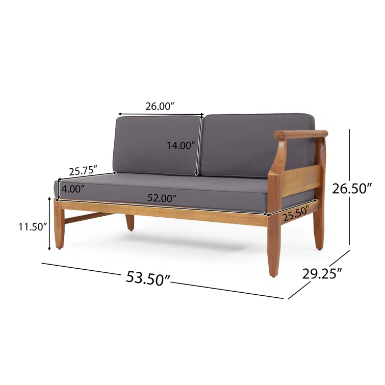 Trishul 5 - Person Outdoor Seating Group with Cushions