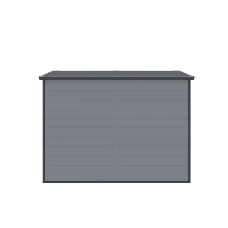 8.1 ft. W x 4.7 ft. D Plastic Outdoor Patio Storage Shed Lean-To Garage Shed