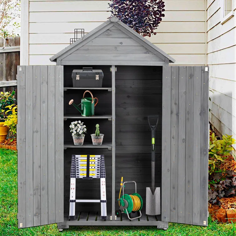 3 ft. W x 2 ft. D Tool Shed