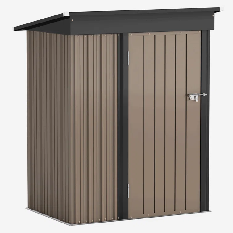 5 ft. W x 3 ft. D Metal Storage Shed