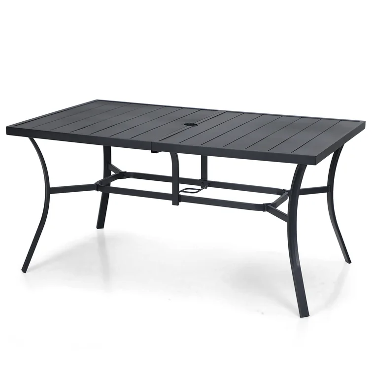 Aivo 6 - Person Rectangular Outdoor Dining Set