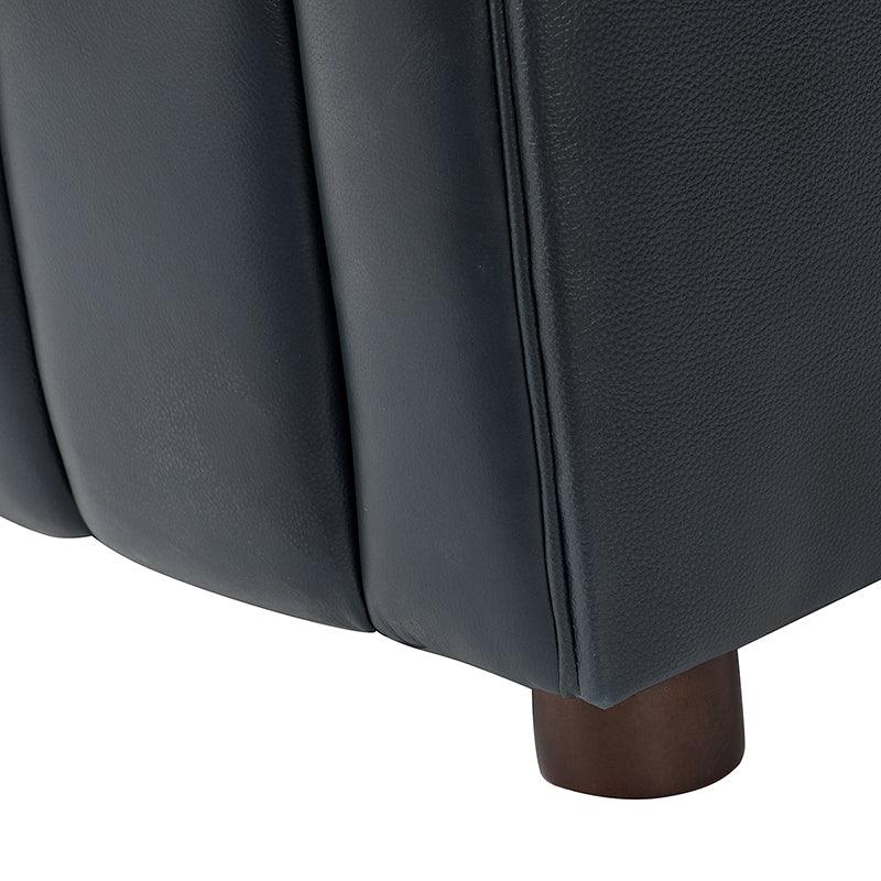 Rowan Genuine Leather Vinyl Office Sofa -83