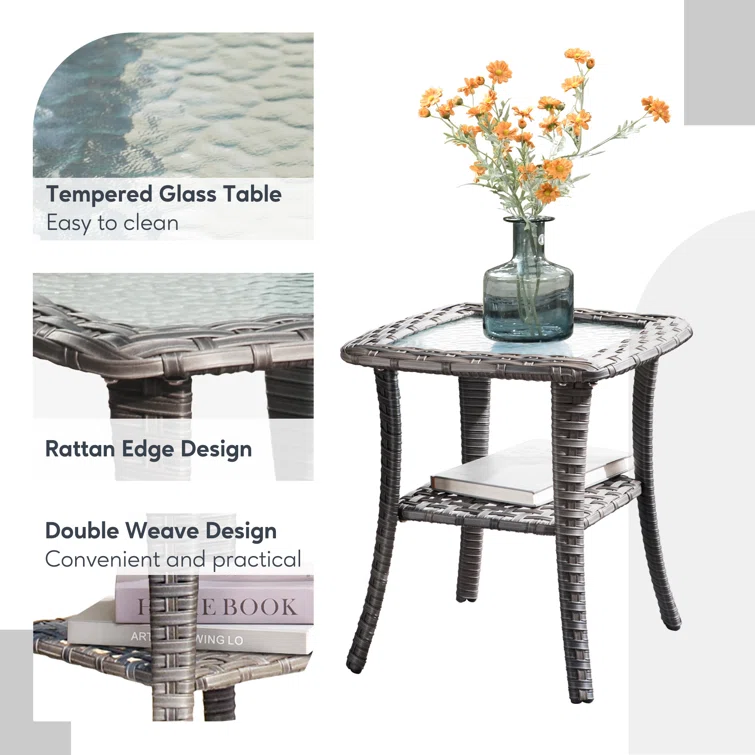 Tommy 5 -Person Outdoor Seating Group With Cushions
