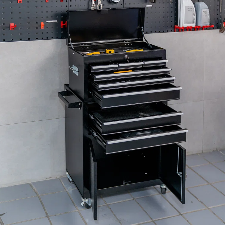 Boaman 8-Drawer Steel Combination Rolling Tool Chest Set
