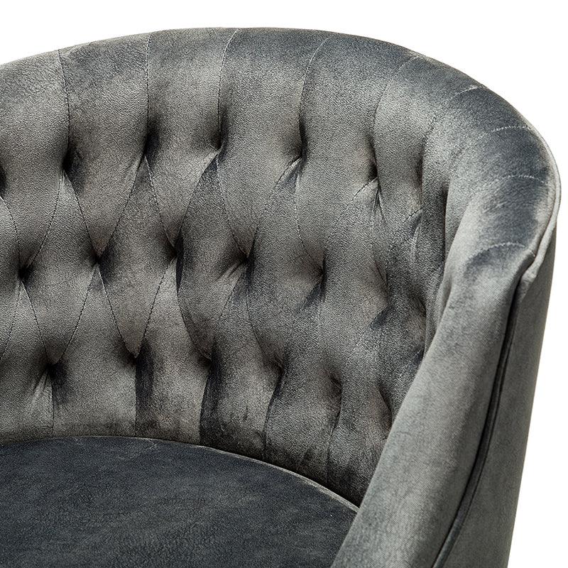 Penelope Velvet Tufted Office Chair