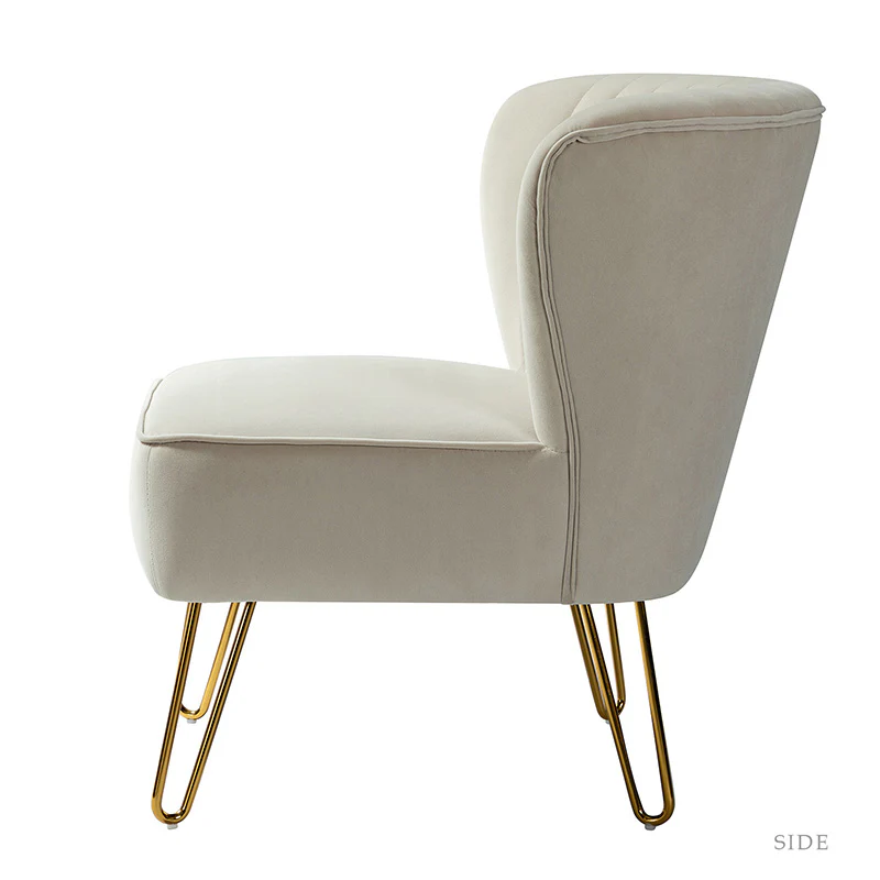 Ainhoa Velvet Tufted Back Side Chair