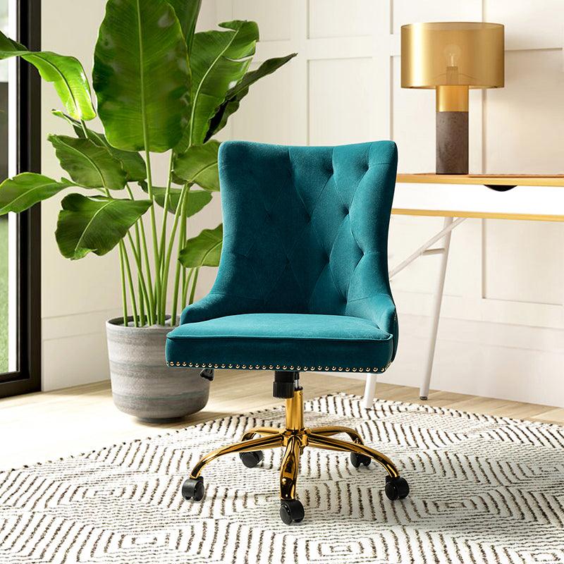 Adega Velvet Adjustable Office Chair