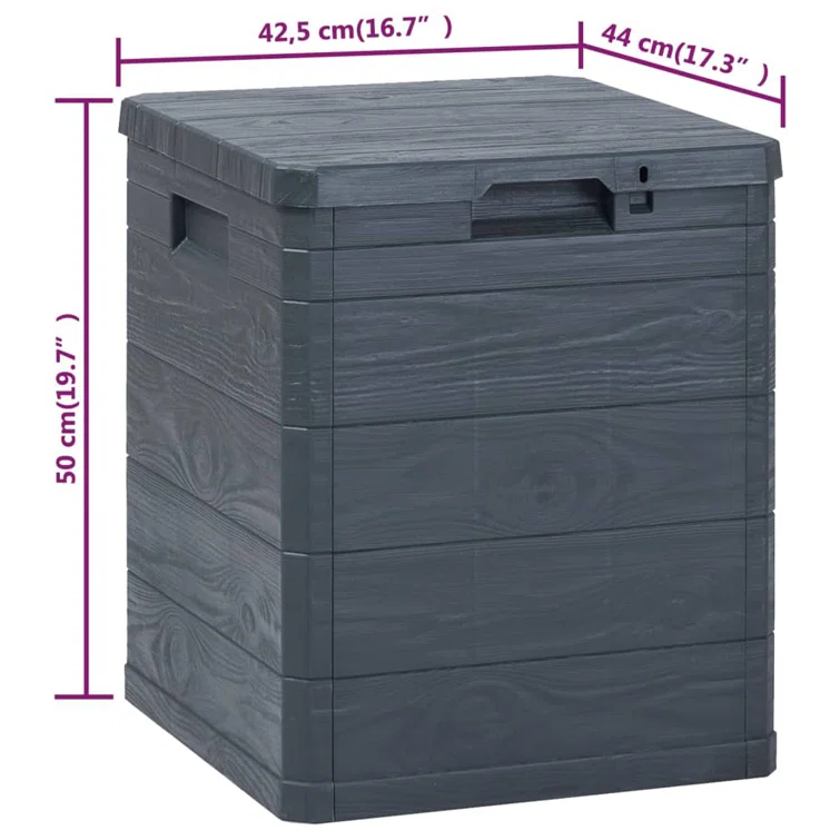 Patio Storage Box 23.8 Gal