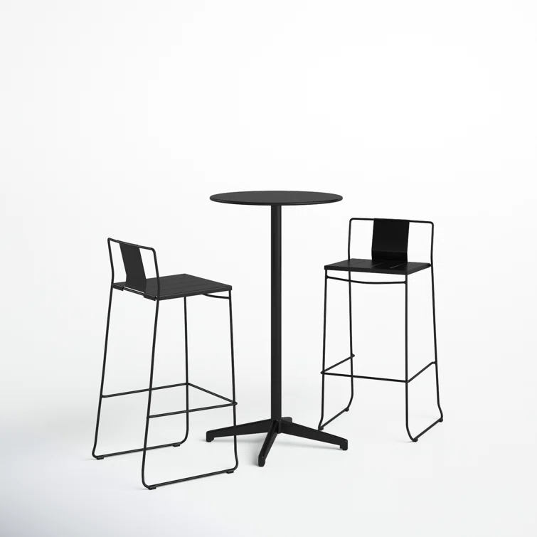 Avers 2 - Person Round Outdoor Dining Set