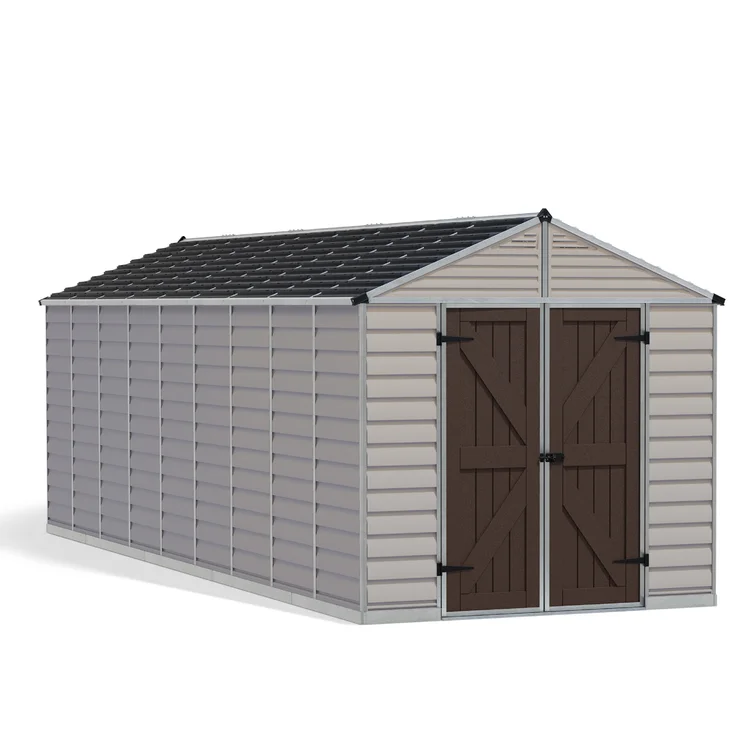 SkyLight 7 ft. W x 22 ft. D Plastic Storage Shed