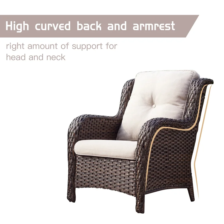 Carolina 7 - Person Outdoor Seating Group with Cushions