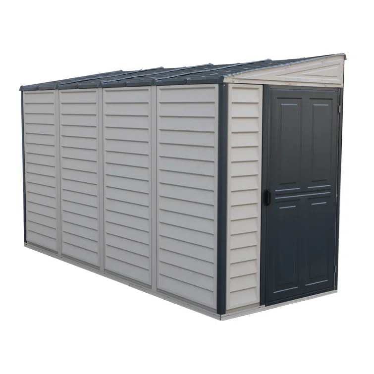 4 ft. W x 10 ft. D Plastic Storage Shed