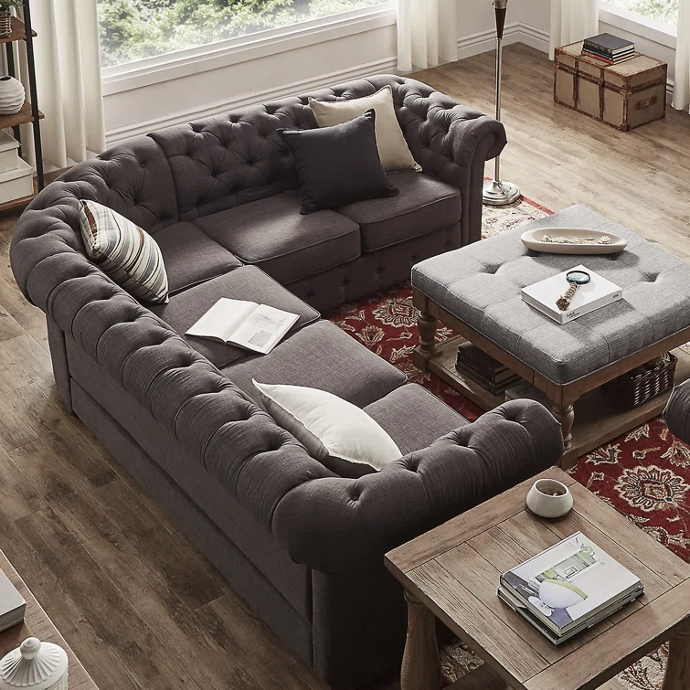 Huskins 6 - Piece Upholstered Sectional