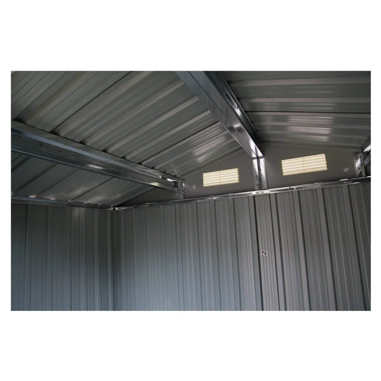 6' 8'' W x 4' 3'' D Metal Storage Shed