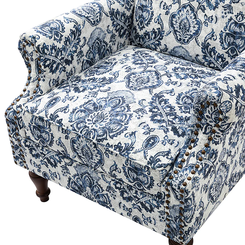 Felix Armchair with Spindle Legs