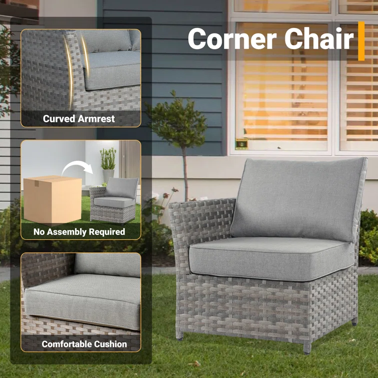 Cassville 6 - Person Outdoor Seating Group with Cushions