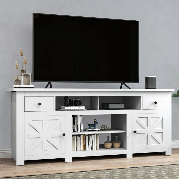 Farmhouse TV Stand for TVs up to 80