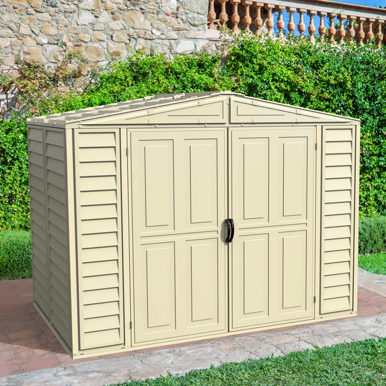 DuraMate 8 ft. W x 5.5 ft. D Plastic Storage Shed