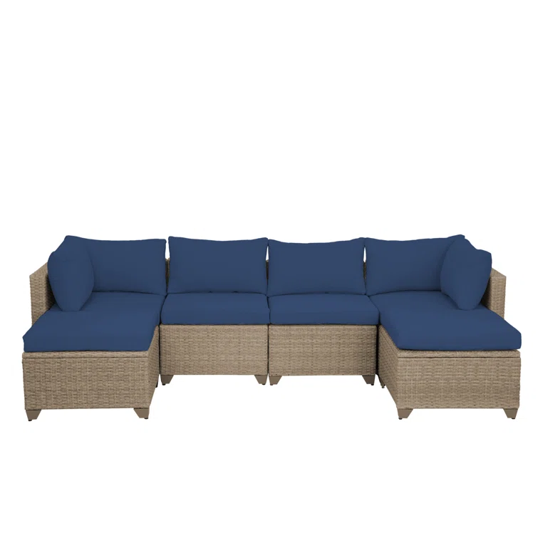 Aranka 6 - Person Outdoor Seating Group with Cushions