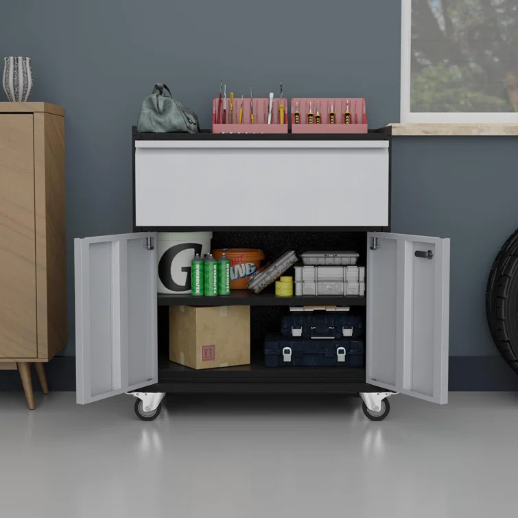 Hyslop Metal Single Storage Cabinet ( 35.43'' H x 30.31'' W x 18.11'' D)