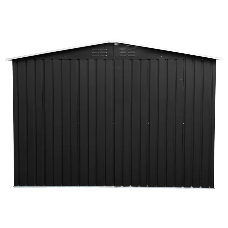 10 ft. W x 8 ft. D Metal Garage Shed