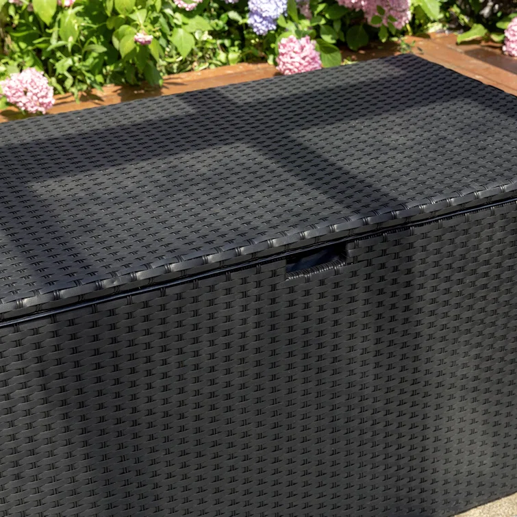 Glitzhome 52.76'' W 140 Gallons Water Resistant Deck Box