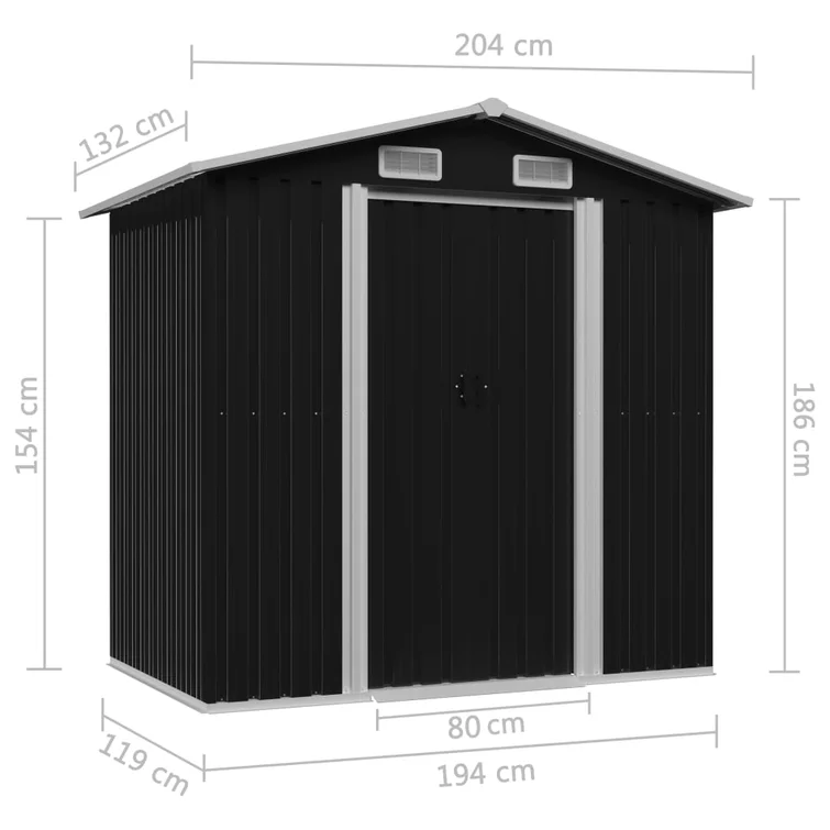 Outdoor Storage Shed Garden Shed Patio Metal Storage Backyard Shed