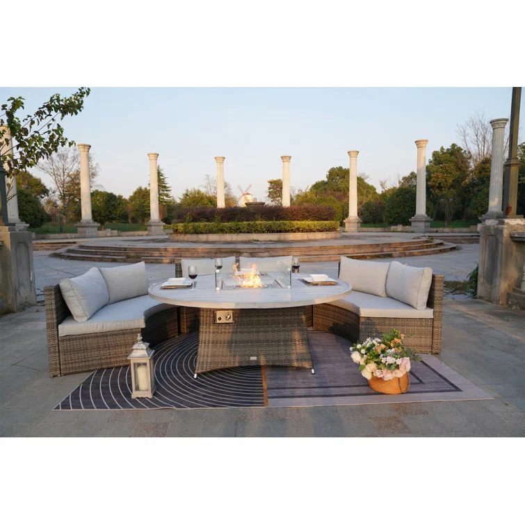 6 - Person Outdoor Seating Group with Cushions