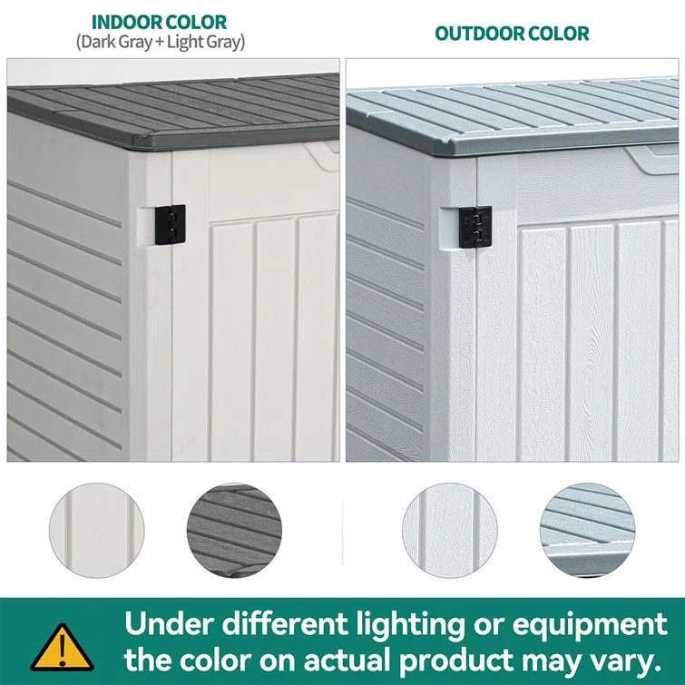 4 ft. W x 2 ft. D Plastic Tool Shed