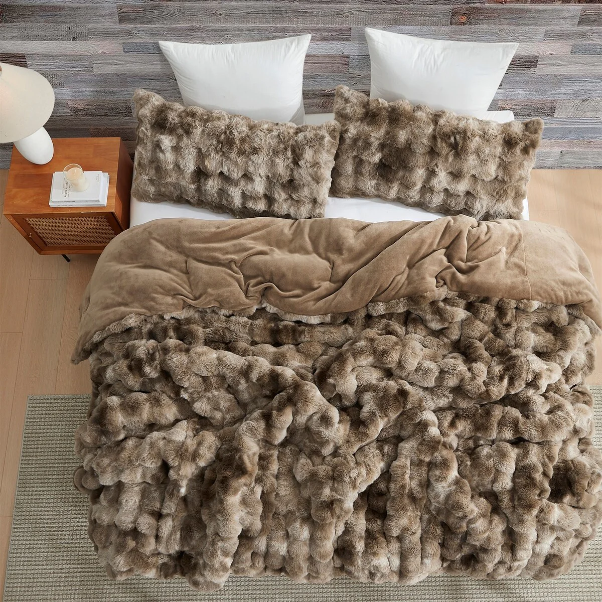 Beary Soft - Coma Inducer? Oversized Comforter Set - Kodiak Brown