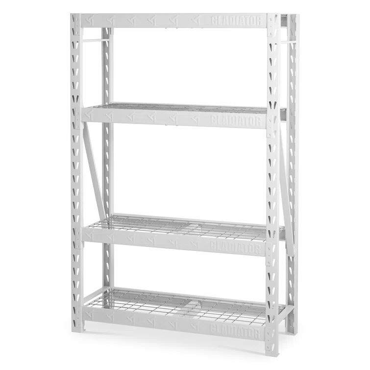 48" Wide Heavy Duty Rack With Four 18" Deep Shelves