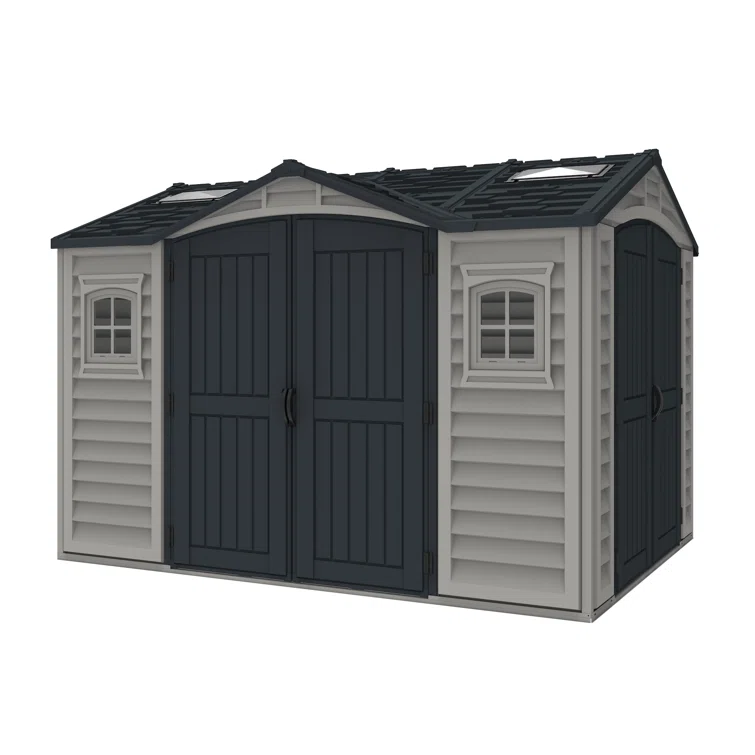 Apex Pro 10 ft. 5 in. W x 8 ft. D Plastic Storage Shed