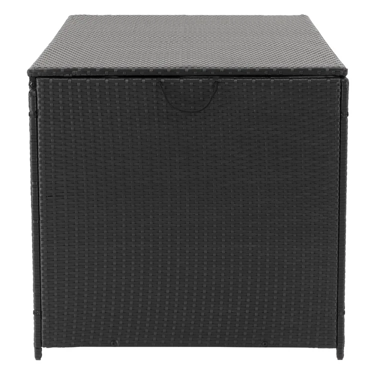 Latitude Run® Parksville 59'' W 224 Gallons Water Resistant Resin Deck Box in Black