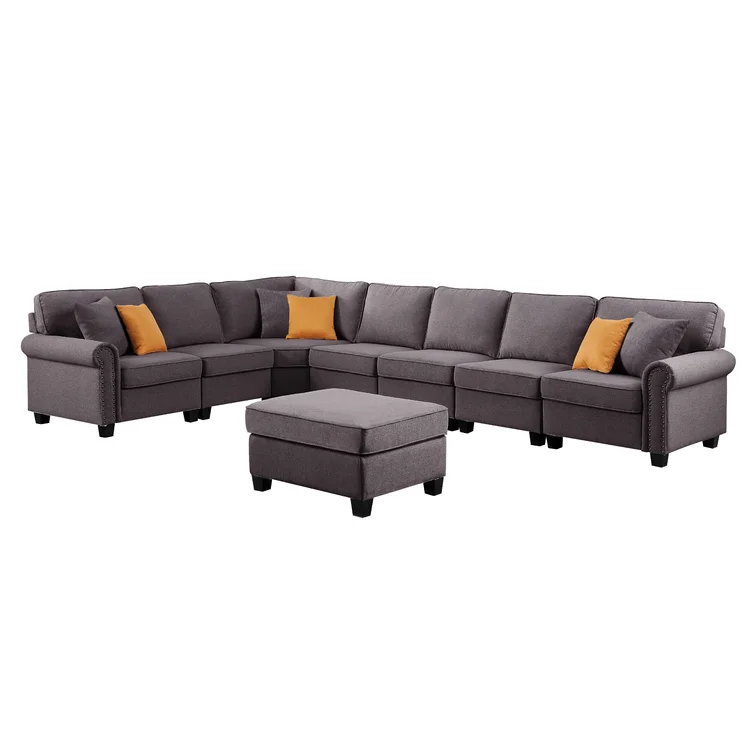 Mcclaine 8 - Piece Upholstered Sectional