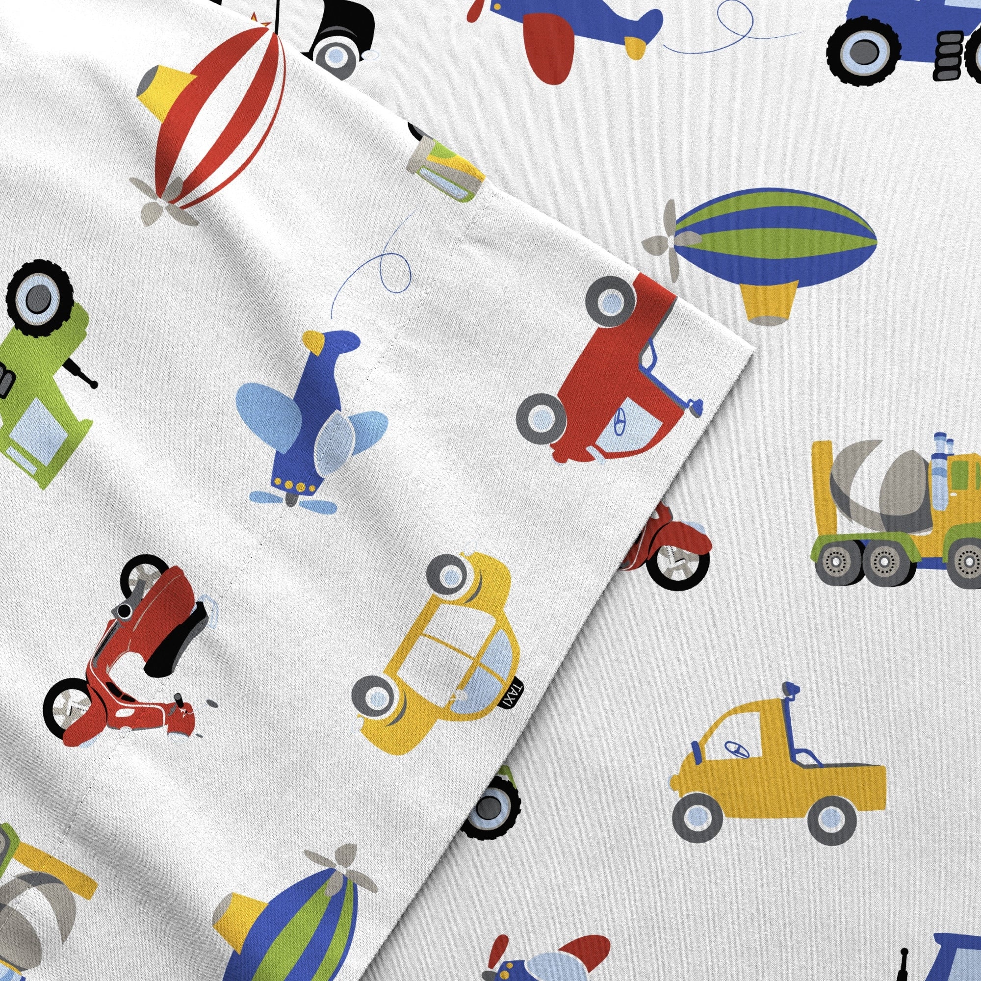 Dream Factory Trains & Trucks Sheet Set